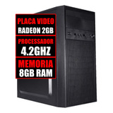 Pc Gamer Computador Barato Placa Video 2gb / Cpu Amd 4.2ghz