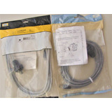 2 Patchcord Uso Industrial Cat5e Hubbell Doble Forro Capucha