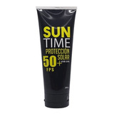 Bloqueador Solar Suntime 200ml Factor 50+ Con Dispensador