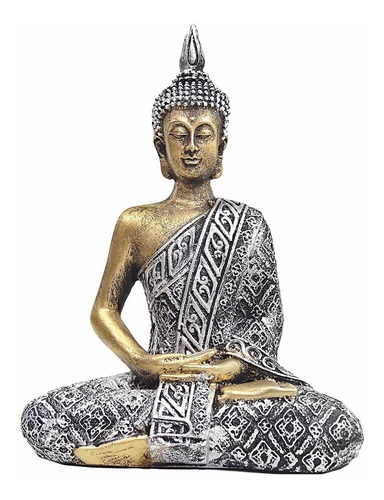Buda Hindu Tailandes Estatueta Decorativo Estátua Em Resina