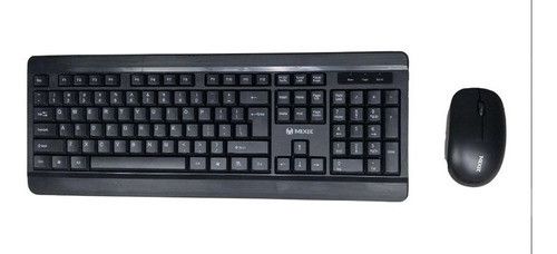 Combo Teclado Gamer Inalambrico Ingles Us Negro 1000 Dpi 