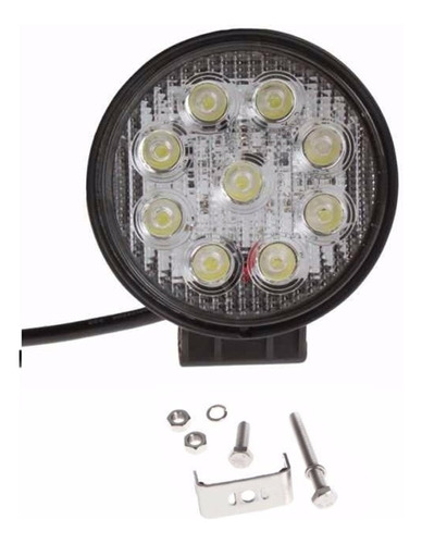 20 Farol Milha Super Led Off Road Jeep 12v Redondo Ou Quadra