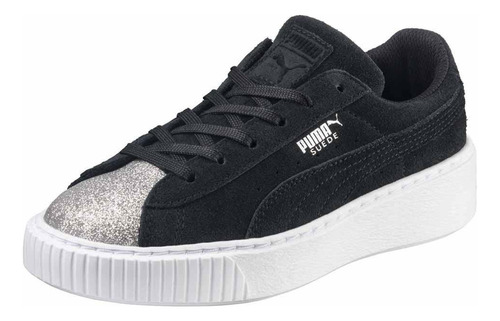 Zapatillas Deportivas Suede Platform Glam Para Niñas