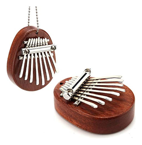 Aiex 8 Teclas Mini Kalimba Pulgar Piano Con Cordon Bolsillo