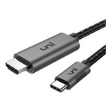 Cable Usb C A Hdmi De 6 Pies Uni 4k 60hz Thunderbolt 3