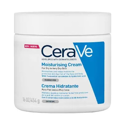 Crema Hidratante Cerave para piel seca a muy seca 454g | Envío gratis