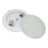 Lustre Ventilador De Teto Plafon Siena 25cm Branco Universal