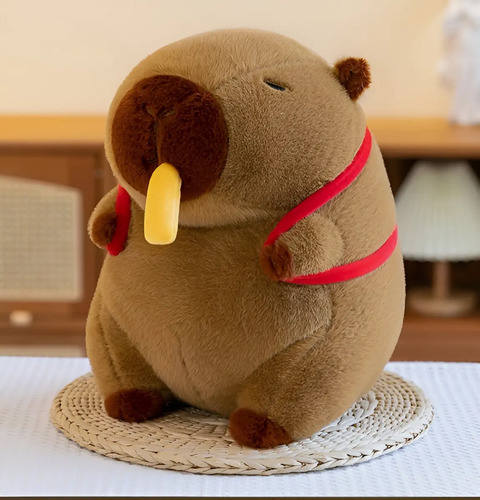 Peluche Capybara Chistoso Cute Lindo Animal Felpa Divertido