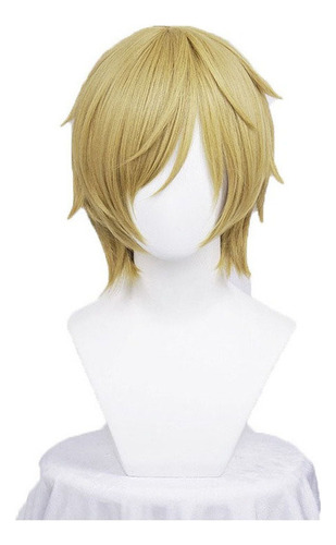 Pelucas De Cosplay De Una Pieza De Anime Sanji Peluca Corta