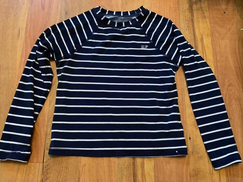 Linda Blusa Vineyard Vines Crop Stripped Azul Blanco!!