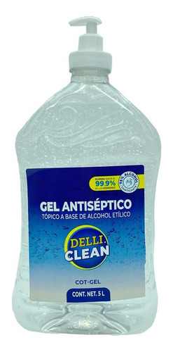 Gel Antibacterial Para Manos Aero Clean 5l 70% Alcohol Envio