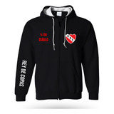 Campera Independiente Diablos Rey De Copas Media Estacion