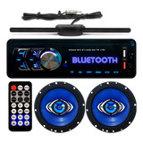 Kit Radio Automotivo Sem Toca Cd Mp3 Player Bluetooth Usb