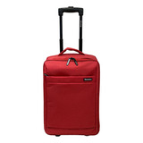 Valija Plegable Carry On Discovery Color Rojo Lisa