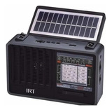 Radio Solar Recargable Irt Con Lampara 8 Bandas