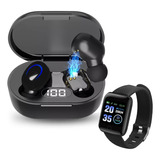 Tws In-ear Inalámbricos Audífonos Bluetooth Con Smartwatch