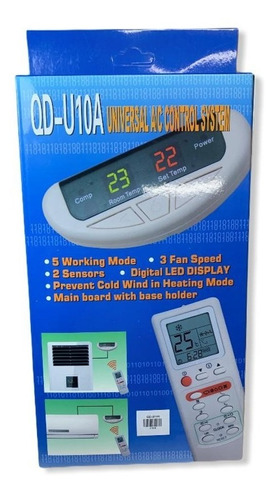 Placa Aire Acondicionado Frio/calor Universal Qd-u10a 