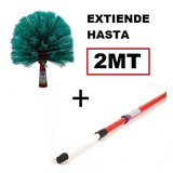 Bocha Plumero Limpiatecho + Cabo Extensible Metalico 2mt