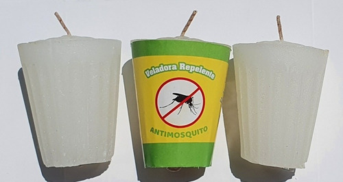 12 Vela De Citronela Mexicana Mexicana+ Repelente De Moscos 