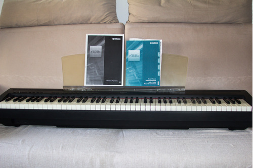 Piano Digital Yamaha P-85 Com Fonte, Pedal E Manual