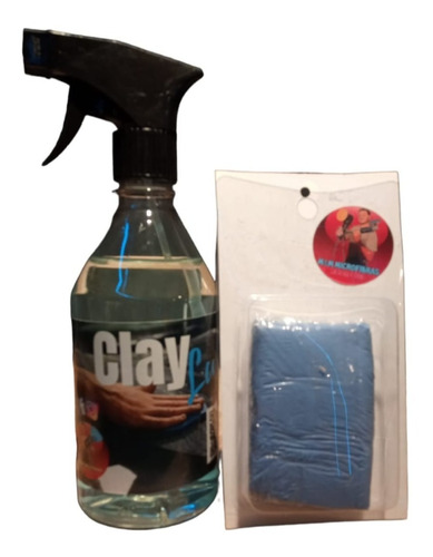 Kit Descontaminante Claybar Quick Detailer Quita Resina Brea