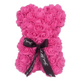 Oso Flores Rosas Foamy Oso De Regalo Oso De Amor 27 Cm