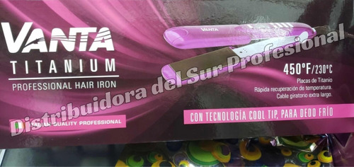 Plancha Para El Pelo Profesional Vanta Titanium