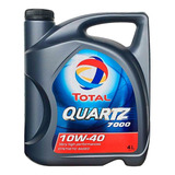 Aceite Total Quartz 7000 10w40 Semi-sintético 4lts Nafta