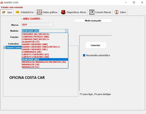 Software Alfaobd2 Diagnostico Fiat E Jeep Alinhamento Proxy 