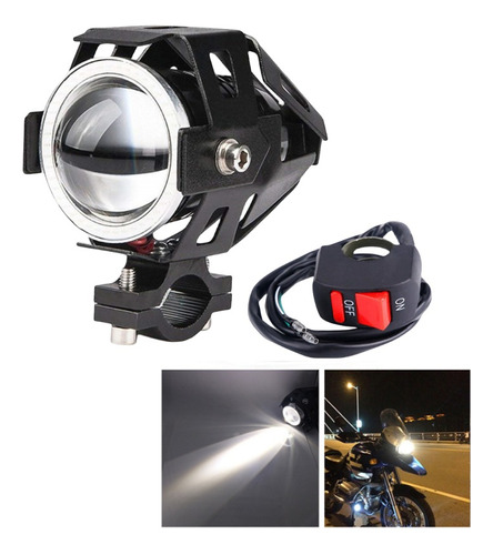 Faro Ojo Angel Led Foco Moto Exploradora Auxiliar 3 Modos