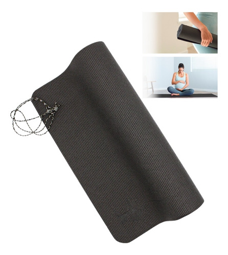 Tapete Yoga Pilates Fitness Ejercicio Portátil 6mm Grosor