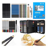 Kit Dibujo Profesional Lápiz H&b 71 Piezas