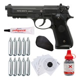 Marcadora Airsoft Beretta 92a1 Blowback Co2 Bbs .177 Xchwsc