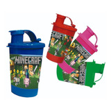 Botilito Vaso Sorpresa X 12 Vaso Fiesta Minecraft Decoración