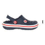 Zuecos Bamers Refugio Line Azul Marino/rojo Kids