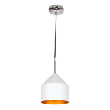 Lampara Colgante Vintage Blanca Moderna 20w Ctl-7432/b