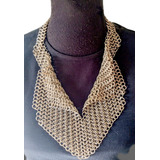 Collar Pechera. Joya Diseño Único .chainmaille. Ver  Video 