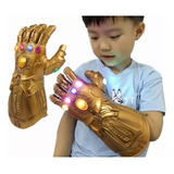 Manopla Do Infinito Thanos Com Led Luva Infantil Kid Criança