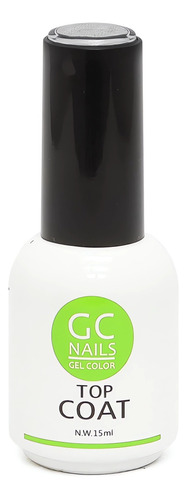 Top Coat Para Uñas En Gel Color Gc Nails 15 Ml