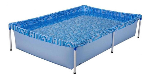 Piscina Estrutural Retangular Mor 1000 Litros Infantil Pvc