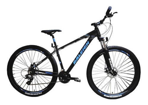 Bicicleta Mountain Bike Raleigh Mojave 2.0 Rodado 29 Color Negro/azul Tamaño Del Cuadro 15