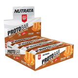 Suplemento Em  Barra Nutrata  Protobar Proteínas Sabor  Amendo Whey Em Caixa De 560g  Pacote X 8 U