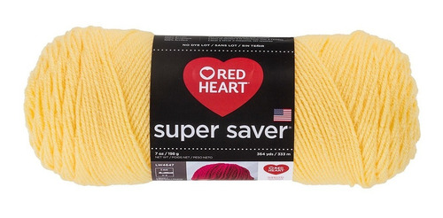 Estambre Acrílico Liso Super Saver Red Heart Coats 
