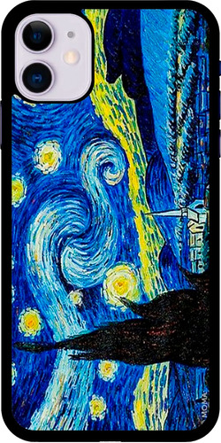 Funda Para Celular Diseño Noche Estrellada Van Gogh #1