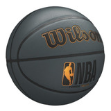 Balón Basketball Baloncesto Wilson Forge Plus Nba #7 Color Dark Grey