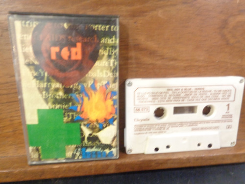 Red Hot & Blue U2 Erasure Cassette Rock