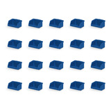 Kit C/20 Gaveteiro Organizador Caixa Bin Nº 1 S/trava Azul