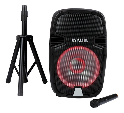 Bocina 15 Aiwa Awsp15twnb Fm Mic Tripie Bluetooth 100w Rms