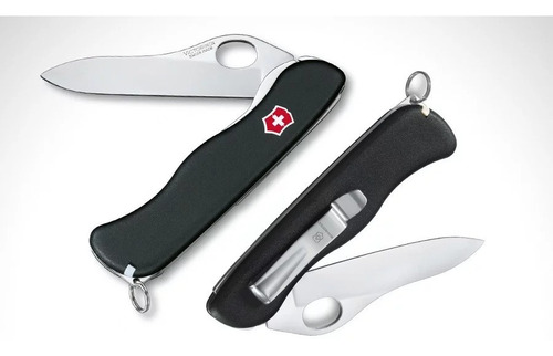 Navaja Sentinel Clip Color Negro Victorinox - Electromundo