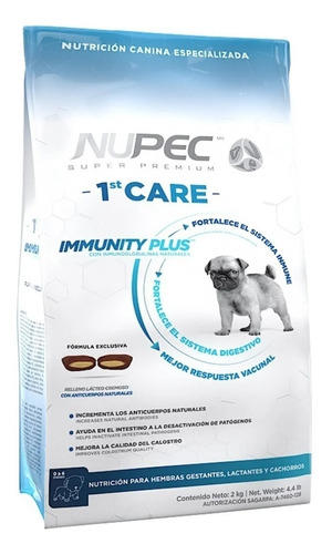 Alimento Nupec Nutrición Especializada 1st Care Para Perro Cachorro Todos Los Tamaños Sabor Mix En Bolsa De 2kg